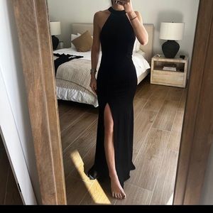 Gown Velvet Halter Gown